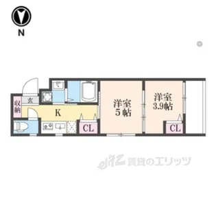 MJC京都梅小路【1階】の間取り
