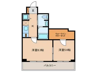 ステイツ姪浜駅前【11階】の間取り