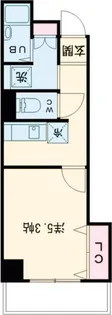 デ・クメール宝町【2階】の間取り