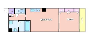 ブラービ南船場【2階】の間取り