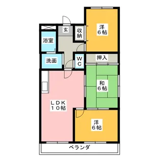 ファミールSII【4階】の間取り