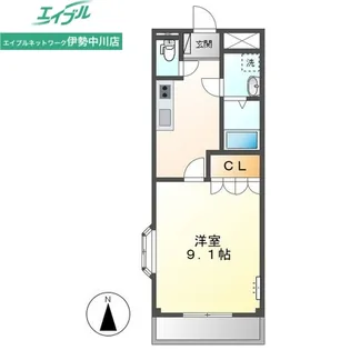 カンタベリーIII【3階】の間取り