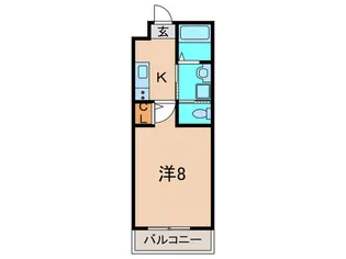ワコーレヴィータ新伊丹【2階】の間取り