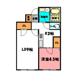 わかば【1階】の間取り