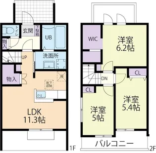 Foliar IIの間取り