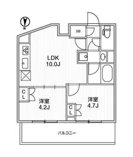 LIME RESIDENCE SHINAGAWA EAST【5階】の間取り
