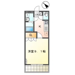 Grande RioII【1階】の間取り