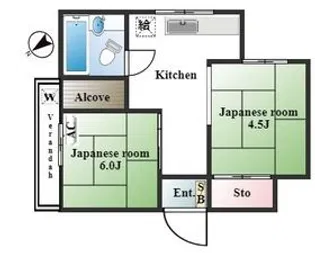 富永ビル【4階】の間取り
