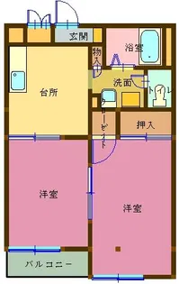ドミールイシイ【1階】の間取り
