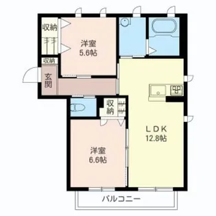 シャーメゾン ナガヨシ【2階】の間取り