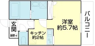 グランドコートC【1階】の間取り