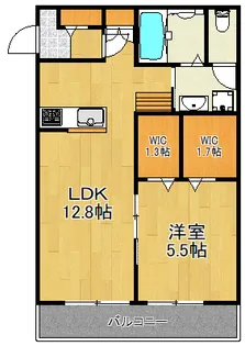 クレール【2階】の間取り