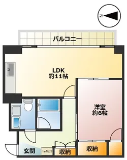 アメニティハウス【2階】の間取り
