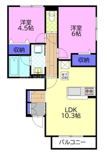 ニューコスモス【1階】の間取り