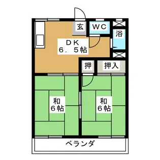 サンテラス伊藤【2階】の間取り