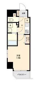 REGALO新御徒町【6階】の間取り