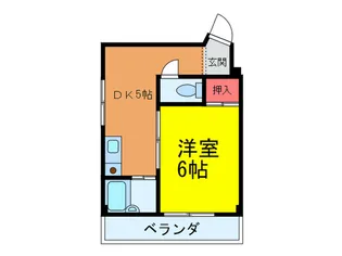 サンピア西真上【2階】の間取り