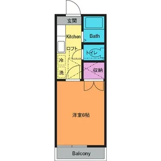 ハウス・マルベリー【2階】の間取り