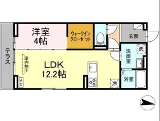 コーポ陽だまりII【3階】の間取り