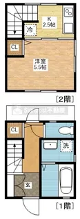 Signpost十人町 A棟の間取り