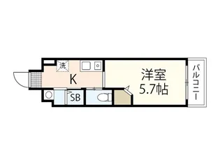 LE DOME府中【4階】の間取り