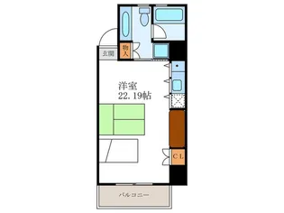 BEL PALAZZO今出川【2階】の間取り