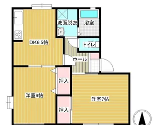 コーポ・ボナールA【1階】の間取り