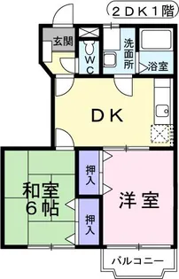 パインヒルズ【1階】の間取り
