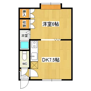 ハイツあんり【2階】の間取り