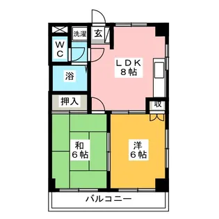 F house【3階】の間取り