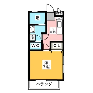 シャルム聖【2階】の間取り
