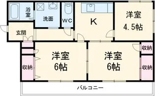 矢島貸家【2階】の間取り