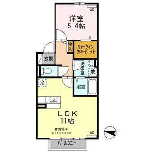 セジュールリアン【2階】の間取り