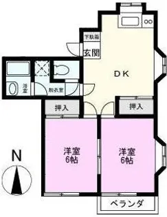 メゾン高富【2階】の間取り