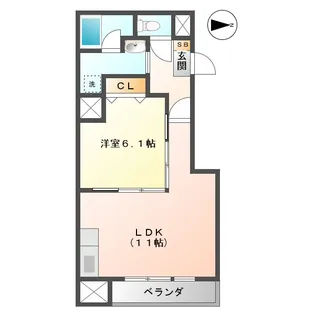 M’sビレッジ【2階】の間取り