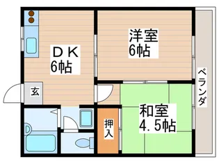 ピアシティー【2階】の間取り