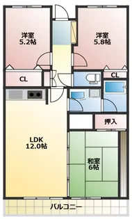 ベルメゾン御殿場【2階】の間取り
