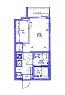KEIAI RESIDENCE 東大宮【2階】の間取り