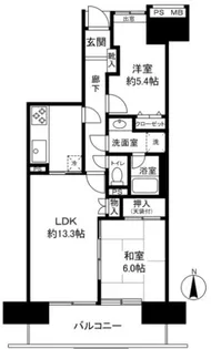 支倉パークホームズ【12階】の間取り