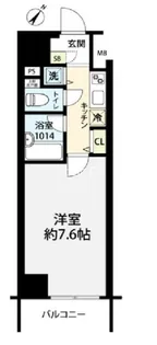 1Kの間取り画像