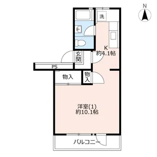 UR虹ヶ丘【2階】の間取り