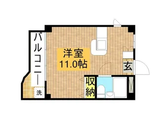 ウッディベル【4階】の間取り