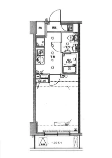 ミルーナヒルズ西新井大師WEST【9階】の間取り
