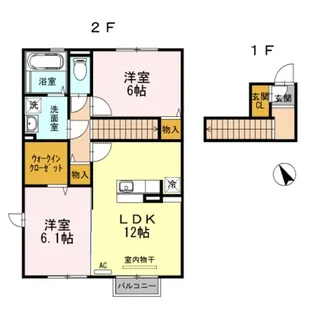 コンフォートハウス【2階】の間取り