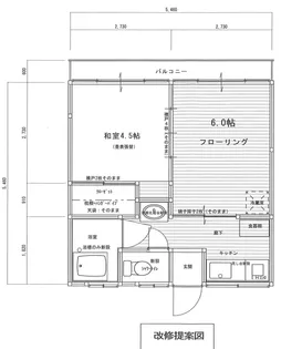 峰アパート【1階】の間取り