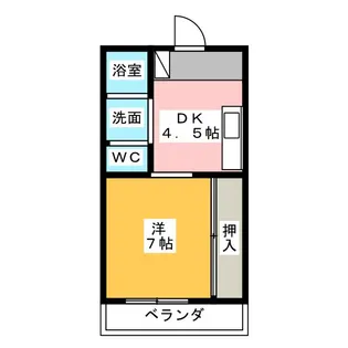 オーシマビル【2階】の間取り