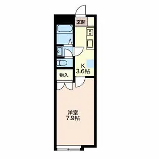 新潟県長岡市南七日町【アパート】の間取り
