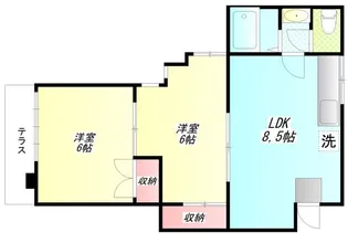 第5常葉コーポ【1階】の間取り