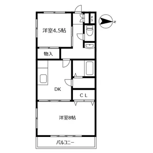 HAMAMOTOビル【2階】の間取り
