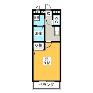 六条サンアルティア【2階】の間取り